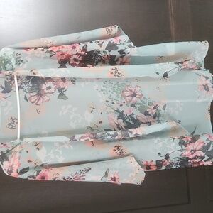 Floral Kimono in Pastel Hues